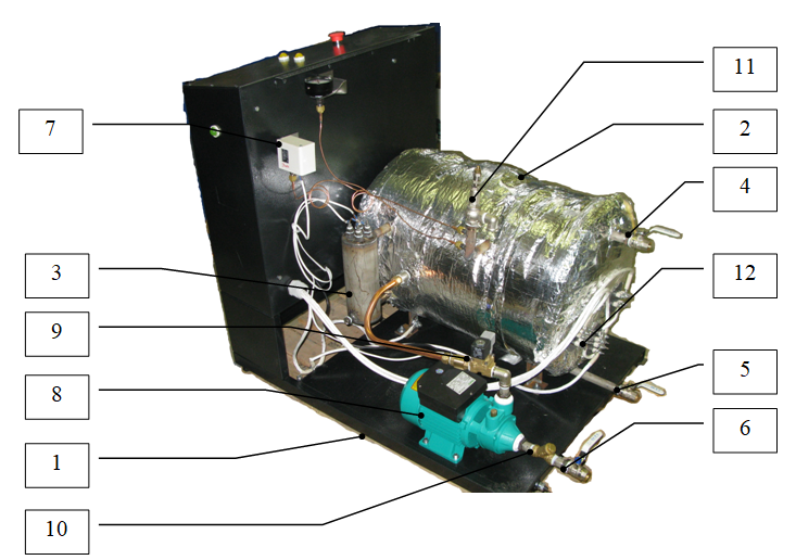 Общий вид парогенератора ПЭТ-100Н