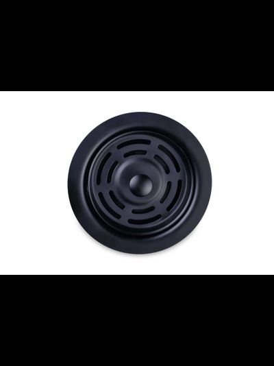 Комплект для измельчителя: фланец + кнопка в цвете "Матовый черный"