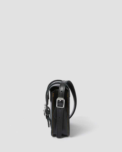 Dr. Martens 7 Inch Brando Leather Crossbody Bag Black