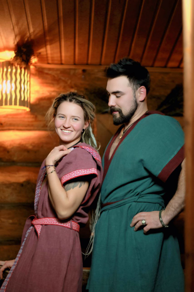 Кимано-халат из крапивы  Дар Мастера