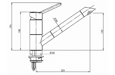 Смеситель Reginox GOYA К700К alaska