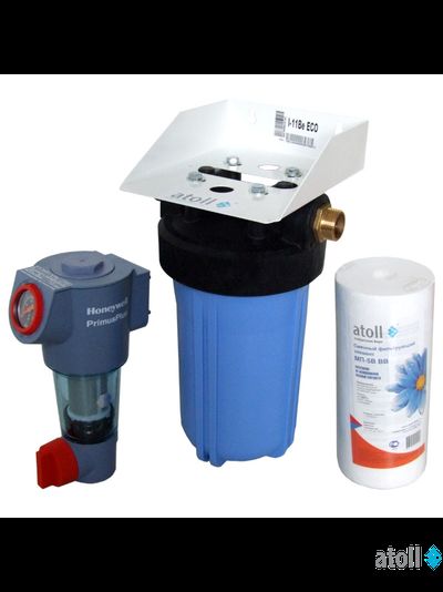 Набор для подключения систем водоподготовки (сетчатый фильтр Honeywell F74CS-1"AA и atoll I-11B Eco)