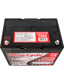 Аккумулятор Marine Deep Cycle AGM 75Ah 12V (6FM75TD-X)