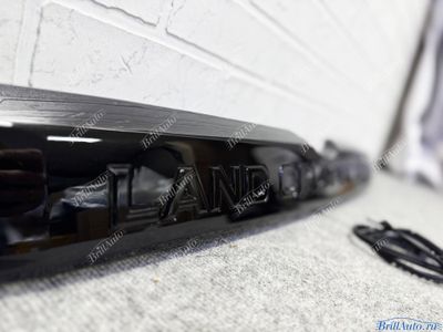 Накладка багажника Toyota Land Cruiser Prado 13-17 черная