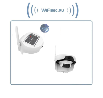 FreeCam, Всепогодная автономная беспроводная (WiFI) IP видеокамера на аккумуляторе с DVR на солнечной батарее, HD (Clever Dog)