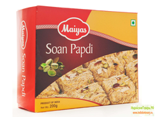 ВОЗДУШНЫЕ ИНДИЙСКИЕ СЛАДОСТИ СОАН ПАПДИ "МАЙАС" (MAIYAS SOAN PAPDI PREMIUM), 200Г