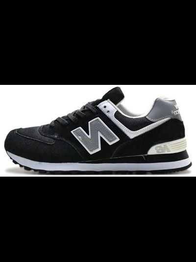 New Balance White Black мужские