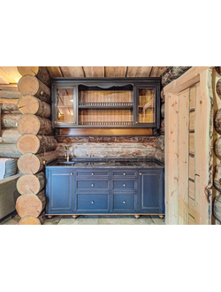 Мини-кухня в стиле кантри.