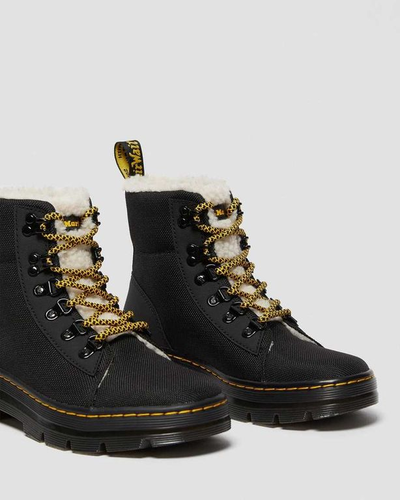 Dr Martens ботинки COMB черные мужские зимние
