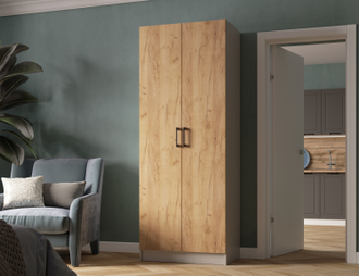 Шкаф 2х створчатый ВЕГАС ТКС (цвет в ассортименте)  (800х2200х520)