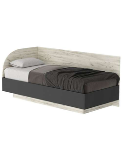 Кровать-софа КРС-900 "СОНАТА" Дуб Крафт белый - Антрацит