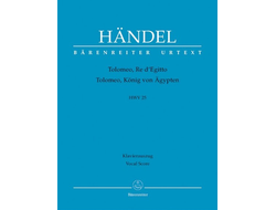 Händel. Tolomeo re d'Egitto HWV25  Klavierauszug (dt/it)