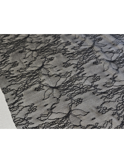 Кружево эластичное ЧЕРНЫЙ 3599