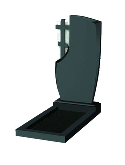 Памятник из гранита с крестом КР2