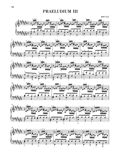 Бах И.С. Хорошо темперированный клавир, II том BWV870-BWV893. С аппликатурой