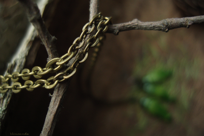 Комплект фарфоровых украшений "Лесная принцесса"