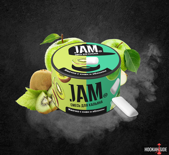 Jam 50g - Яблочная жвачка с киви