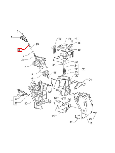Спираль в заварочный узел кофемашины Saeco