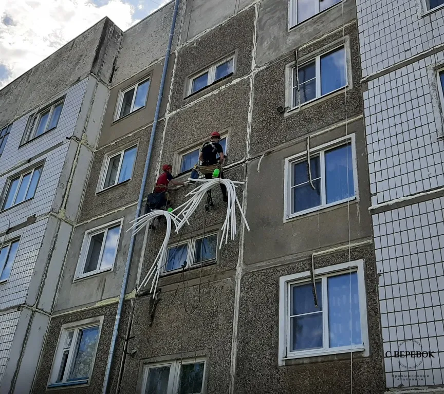 Капремонт межпанельных швов дома по адресу: Ивановская область, Приволжский район, г. Приволжск, ул. Станционный проезд, д. 4