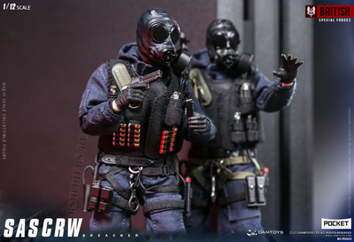Британский спецназ САС фигурка 1/12 POCKET ELITE SERIES: SAS CRW Breacher (PES002) DAMTOYS
