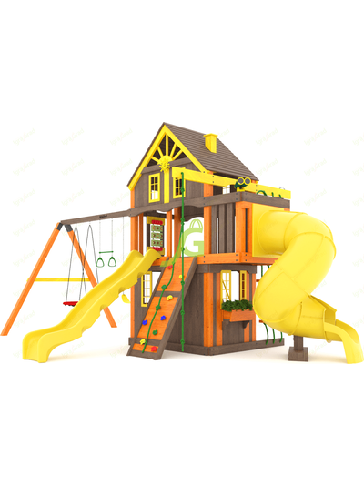 Детская площадка IgraGrad Шато 2 с трубой (Домик) мод.2
