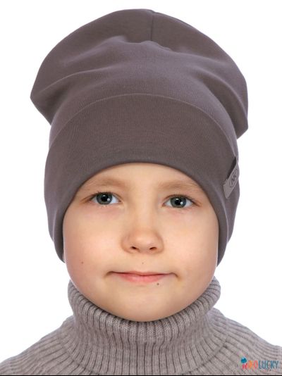 Шапка  21203-01, цвет темно-серый р. 44-46