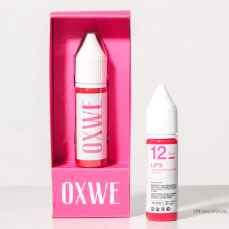 OXWE - Насыщенный розовый №12 профессиональный пигмент для перманентного макияжа губ