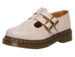 Dr Martens 8065 Virginia Leather Mary Jane Vintage Taupe Virginia