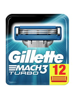 Сменная кассета "Gillette Mach3 Turbo", 12 шт
