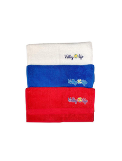 Полотенце большое красное