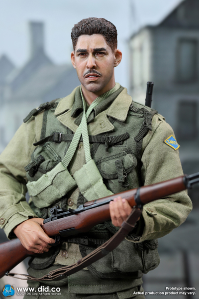 Рядовой Стэнли Меллиш ("Спасти рядового Райана") - КОЛЛЕКЦИОННАЯ ФИГУРКА 1/6 WWII US 2nd Ranger Battalion Series 6 – Private Mellish (A80155) - DID