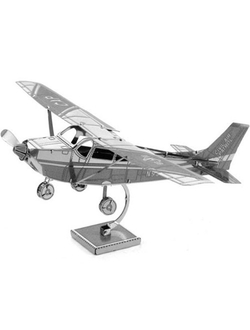 Металлический 3D паззл Z11110 Самолет Cessna Skyhawk