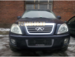 Защита радиатора Chery Tiggo (Tagaz Tingo) 2006-2012 chrome