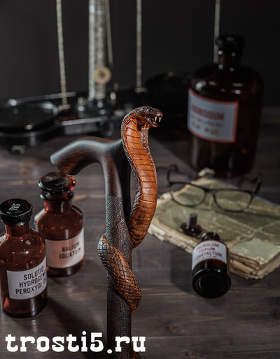 Трость "Королевская кобра"