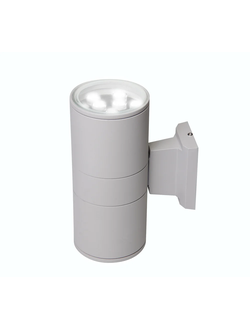 Светильник 18вт (2*9вт) двусторонний фасадный светодиодный (Серый)