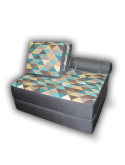Диван-кровать 1200мм Ромб03/Дюспо серый