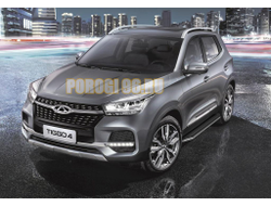 Пороги на Chery Tiggo 4 (2018-2024) Premium