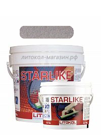 Затирочная смесь (затирка) эпоксидная Litochrom Starlike C.220, СВЕТЛО-СЕРЫЙ, 1кг/2,5 кг/5 кг