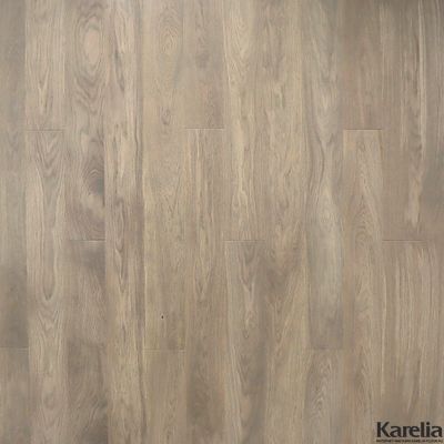 Паркетная доска Karelia Дуб Story 138 Basil 1-полосная матовый лак 2G с фаской толщина 14 мм 2.0 м2