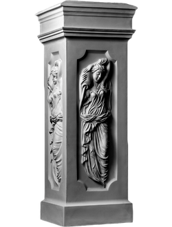 Тумбы из стеклопластика для лестниц фасада