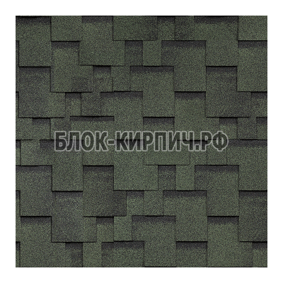 Гибкая черепица Shinglas финская аккорд зеленый