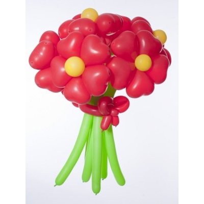 Цветы из воздушных шаров