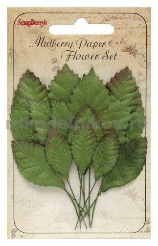 набор листочков из шелковичной бумаги "Микс"