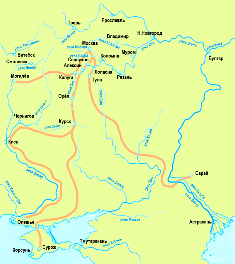Исток реки днепр где на карте Фавор-Гора - Глава первая. Предистория окрестностей 3ахарьино