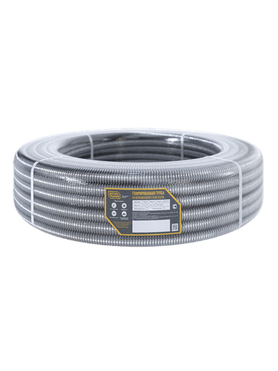 ТРУБА ГОФРИРОВАННАЯ ИЗ НЕРЖАВЕЮЩЕЙ СТАЛИ SS316L STAHLMANN 25А, ОТОЖЖЕННАЯ, 30М