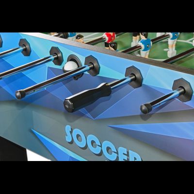 Настольный футбол (кикер) «Roma V» (140×76×87 см, синий)