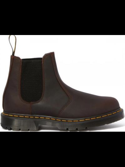 DR. MARTENS CHELSEA LEONORE КОРИЧНЕВЫЕ С МЕХОМ