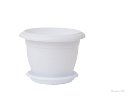 ГОРШОК "ТЕРРА" 4 л, белый