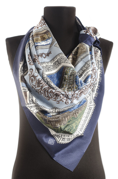 Павловопосадский платок  Санкт-Петербург 584-14