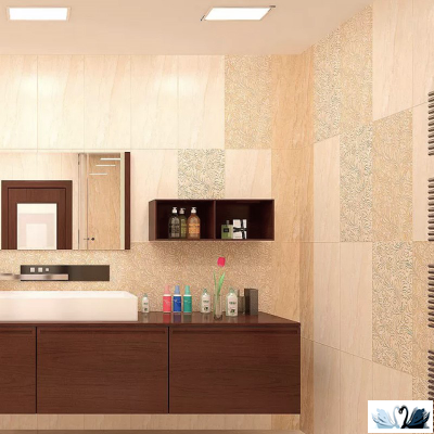 Плитка настенная Belani Бари Декор с люстром светло-бежевый 30 х 60 см Береза керамика